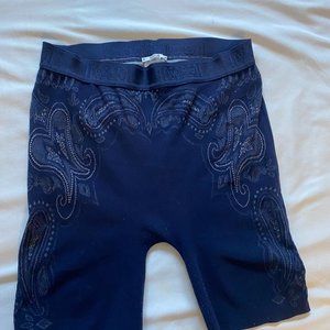 Wolford Paisley Biker Shorts